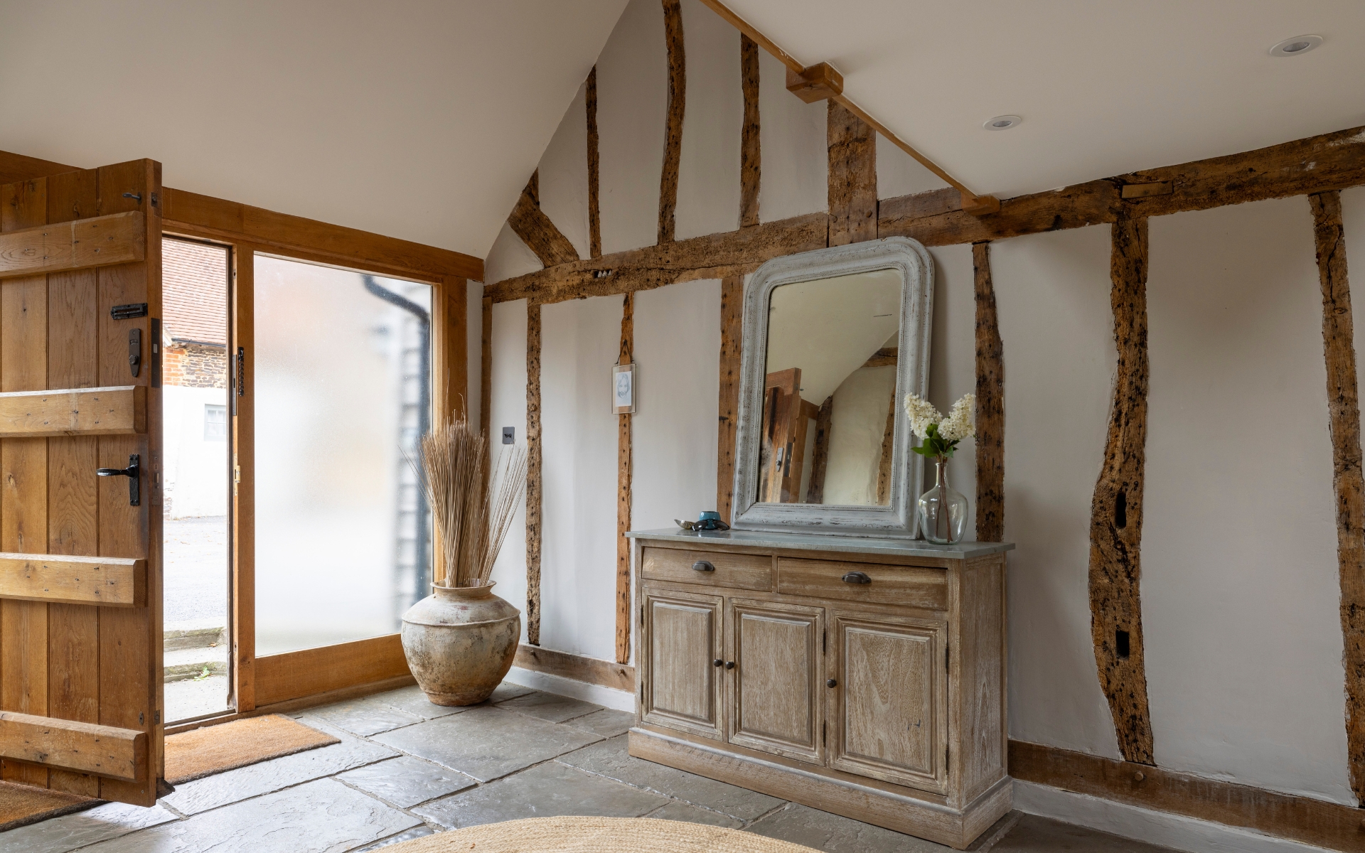 Hallway,Heritage Barn Renovation, Design Intent Ltd